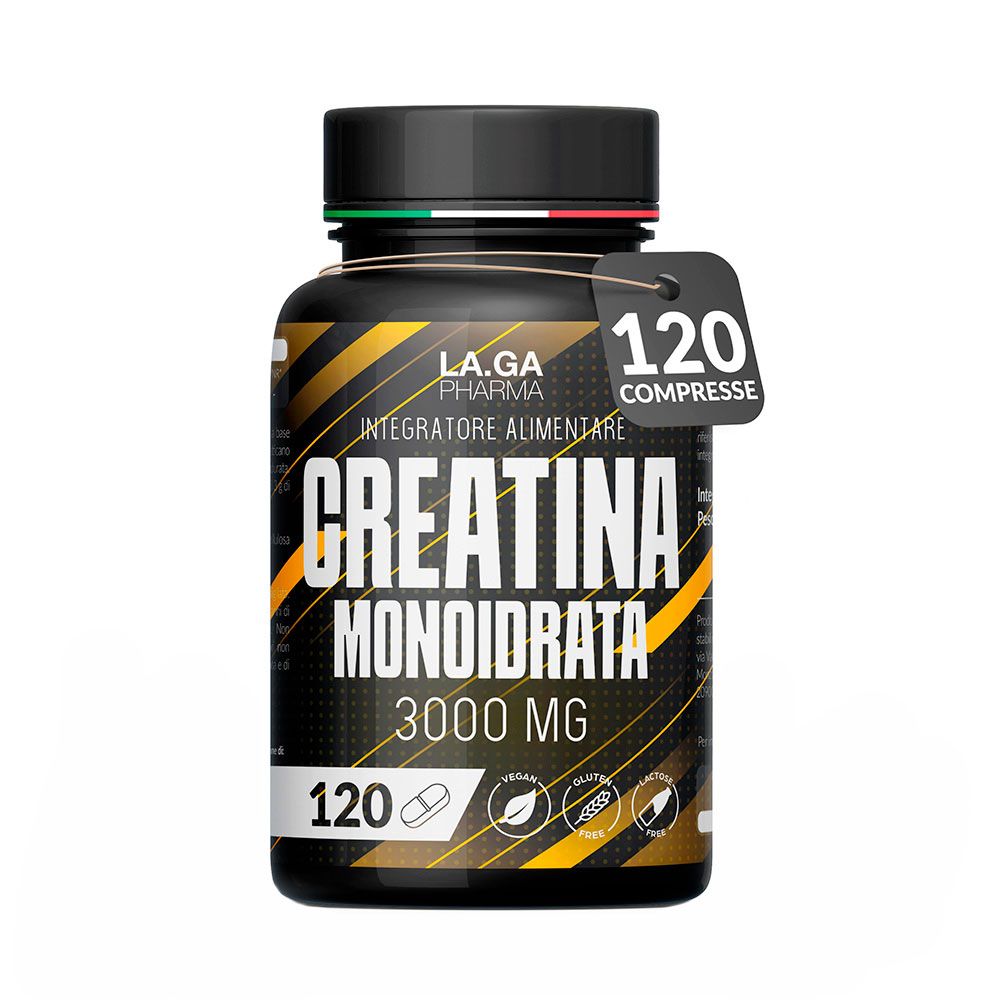 LA.GA Mega Voordeelpakket Creatine Monohydraat – 1200 Tabletten
