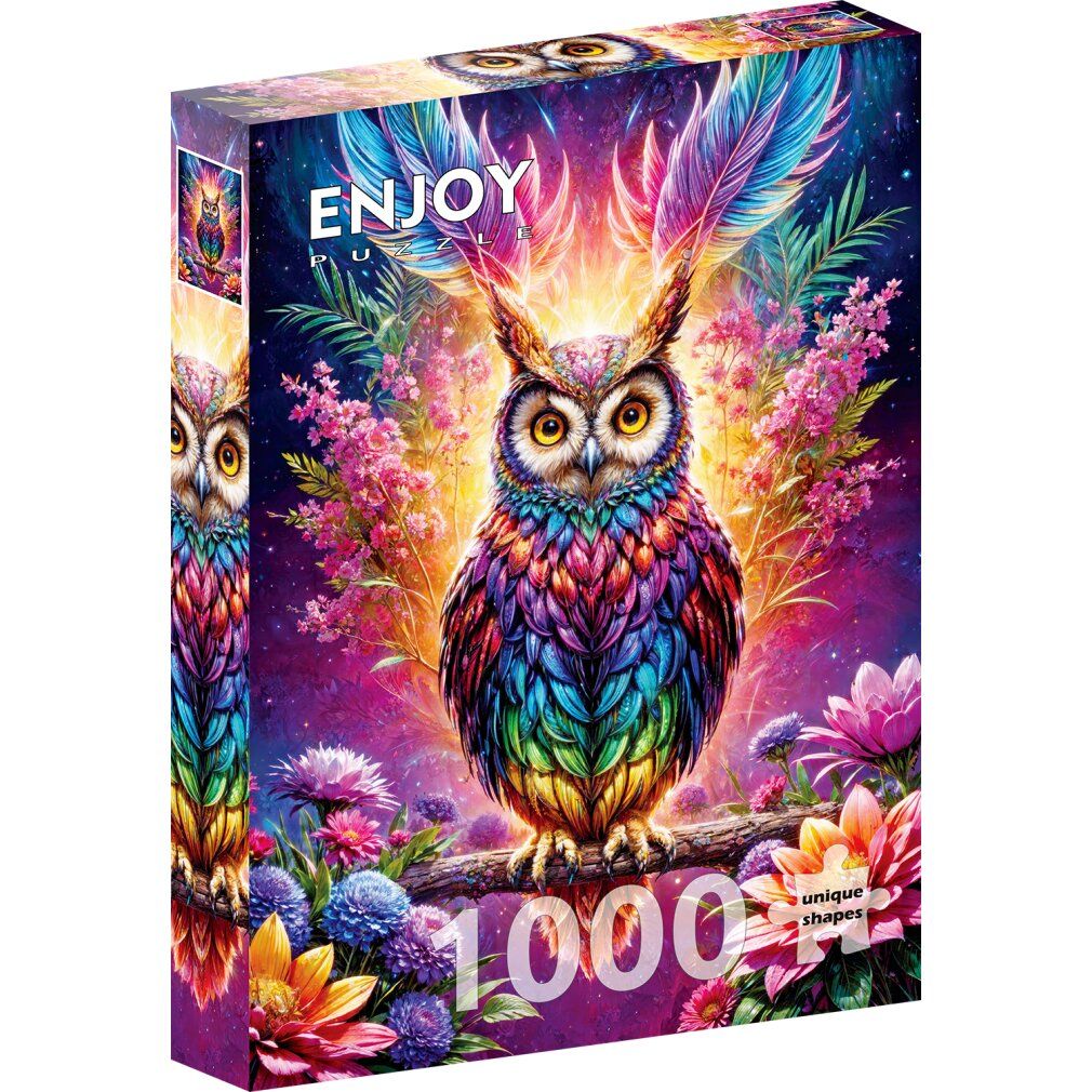 enjoy Puzzel Neon Uil 1000 delen