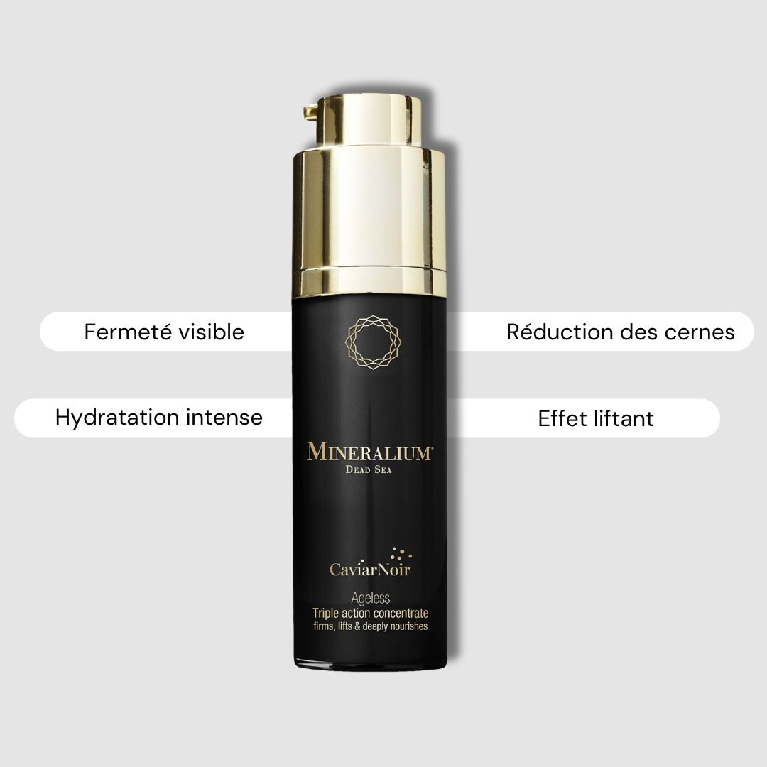 Mineralium - Concentré anti-âge triple action au caviar