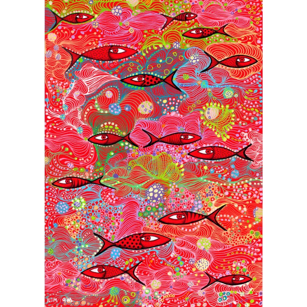 enjoy Puzzel Deep Red 1500 delen