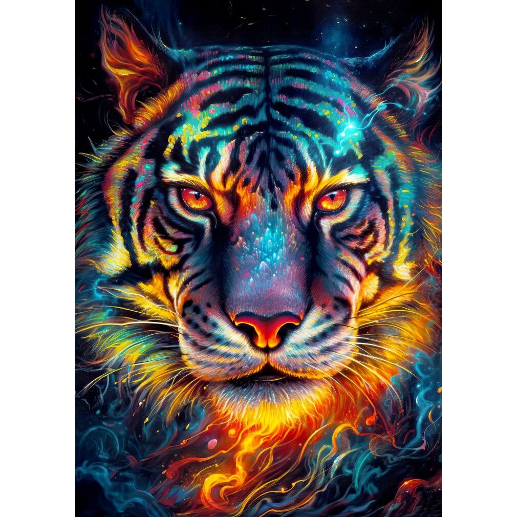 enjoy Puzzel Tiger Sterkte 1000 delen