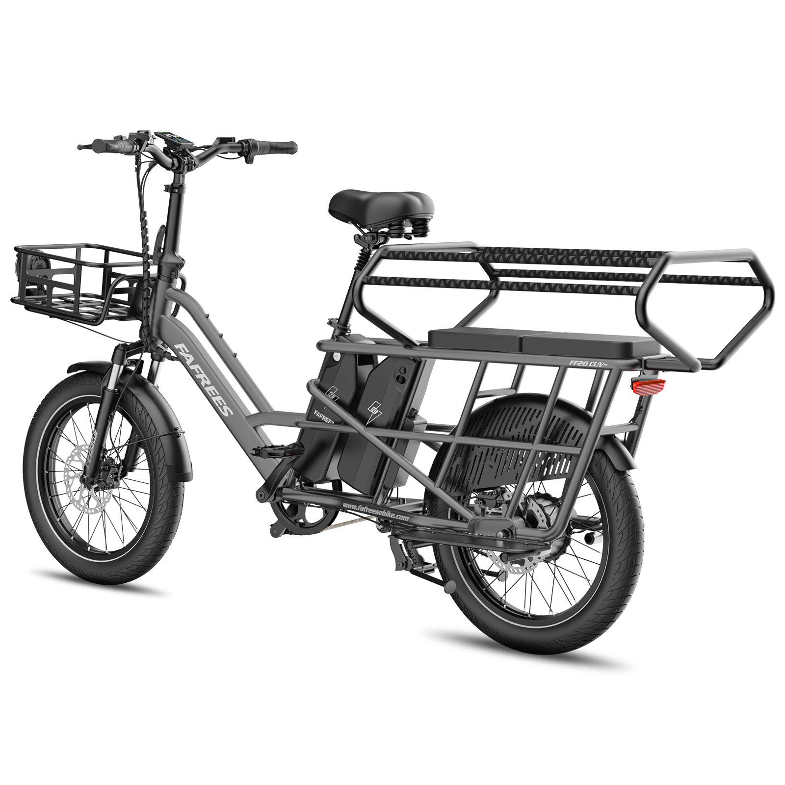 FAFREES FF20 CUV Vélo électrique modulable à longue queue – Double batterie 30 Ah