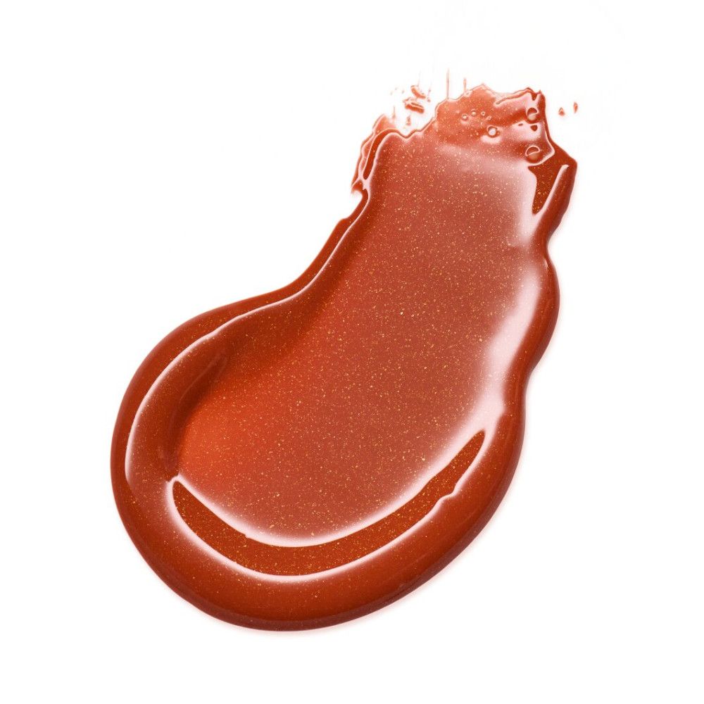 Lipgloss swatches. Glanzende, roze textuur. Op witte achtergrond.