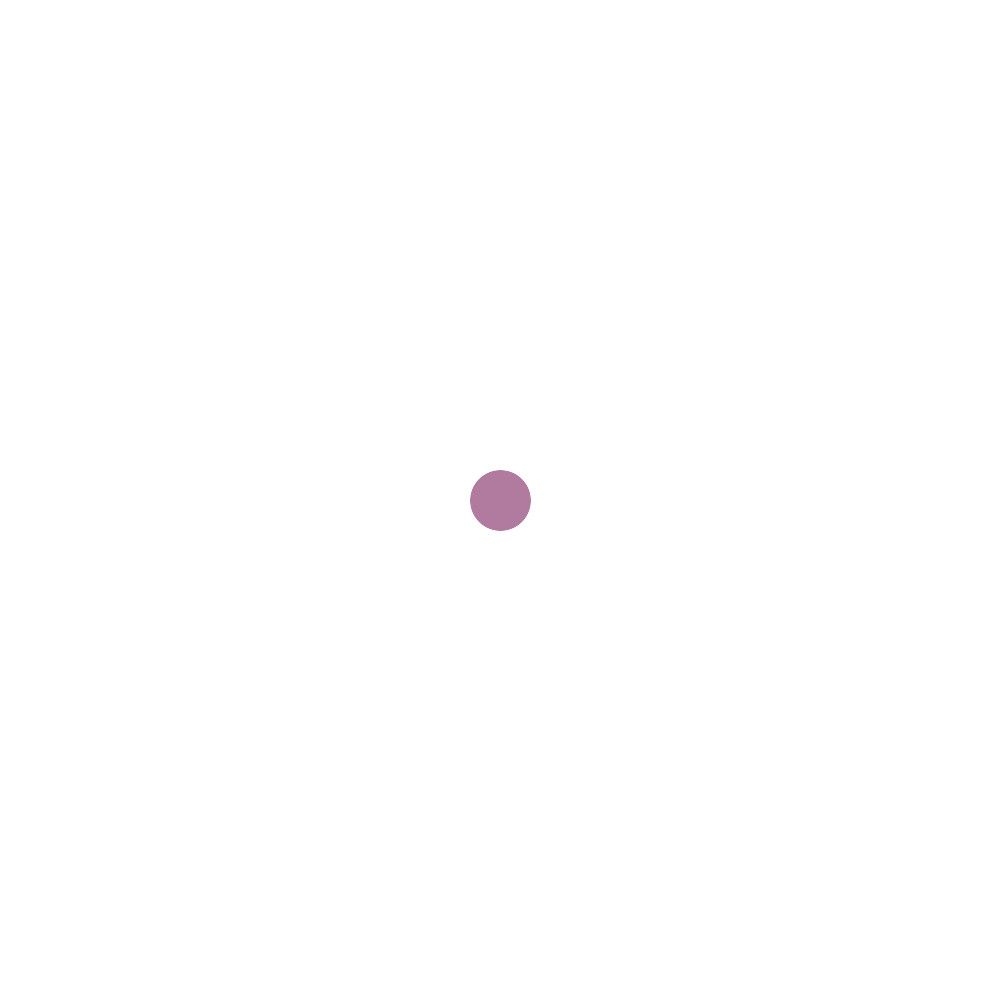 Petit point rond rose sur fond blanc.