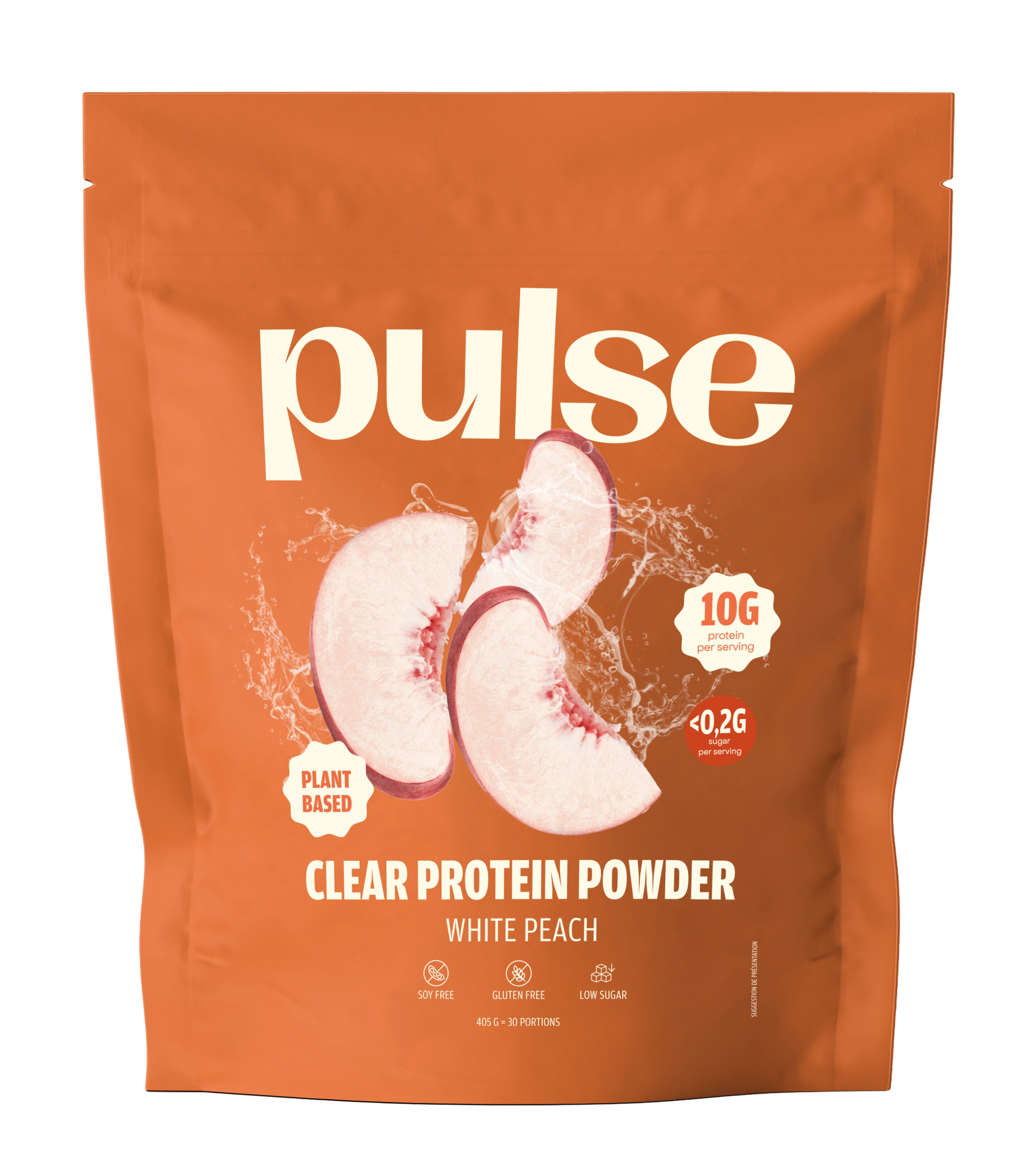PULSE PROTEIN Clear Vegan Protein - Pêche