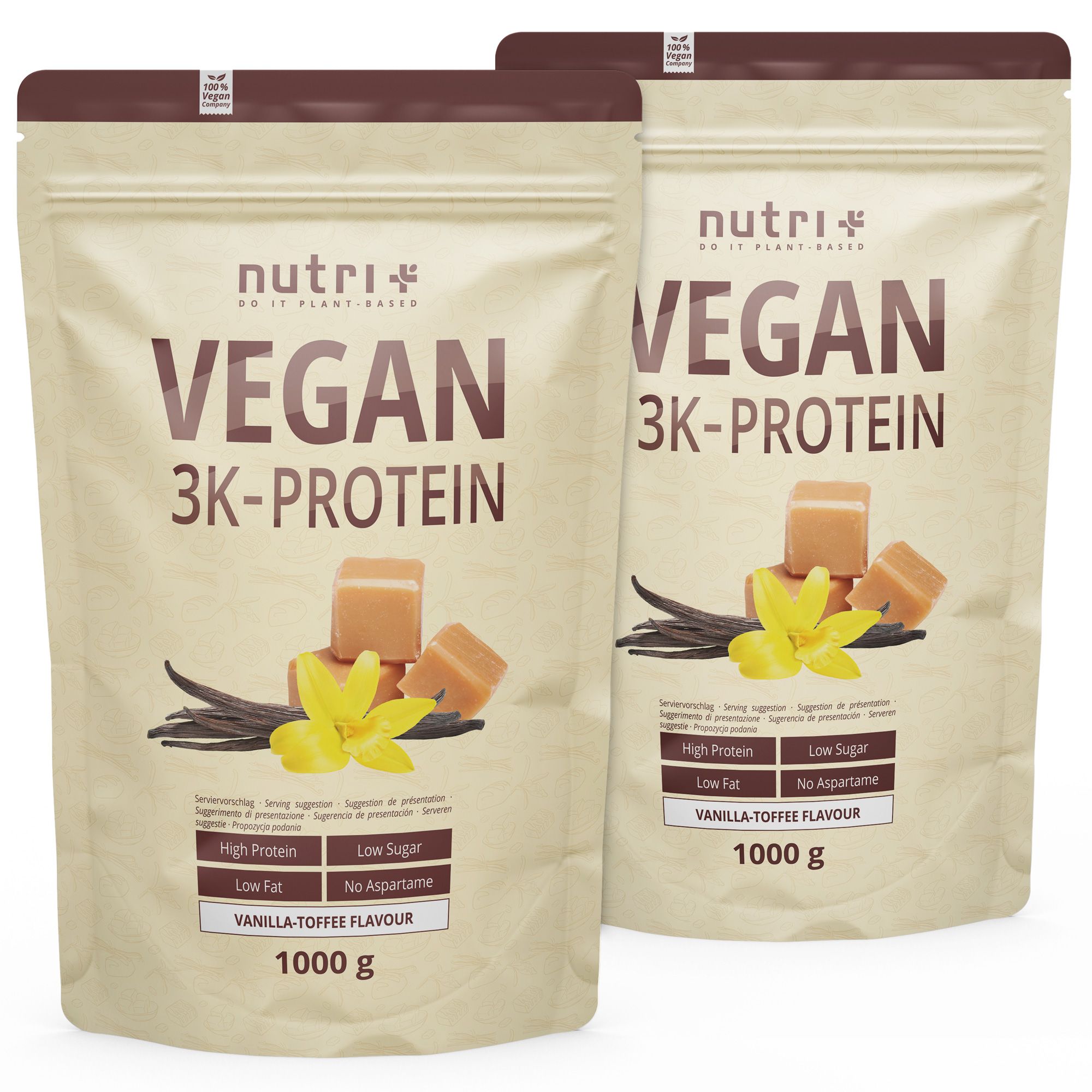 nutri+ Poudre de protéines végétales 3k