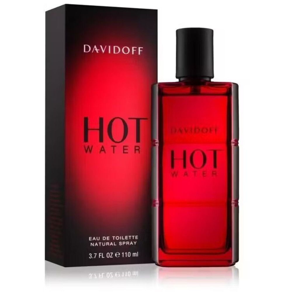 Flacon et emballage Davidoff Hot Water Eau de Toilette.