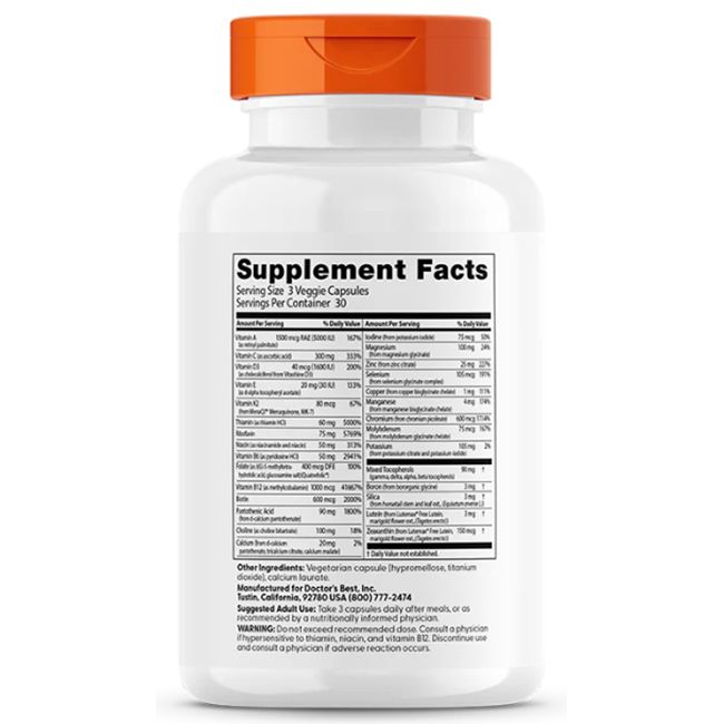 Doctor's Best Multi-Vitamine Mineral Complex