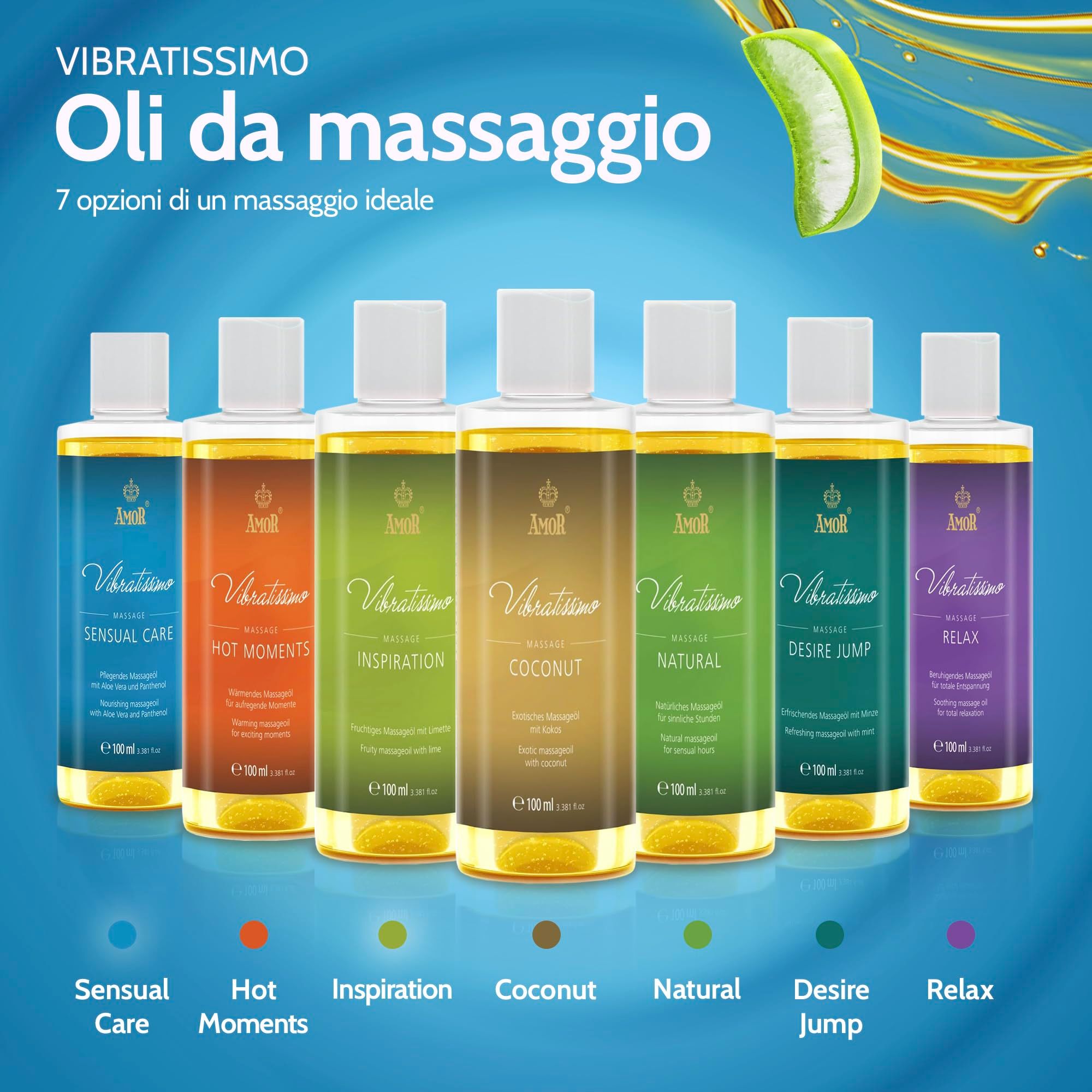 Vibratissimo Massageolie Sensual Care