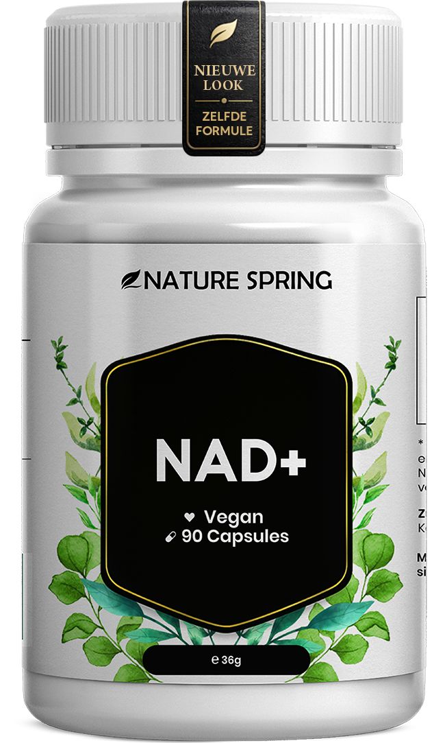NATURE SPRING NAD+ Capsules, 90 stuks, vegan. Nieuwe look.