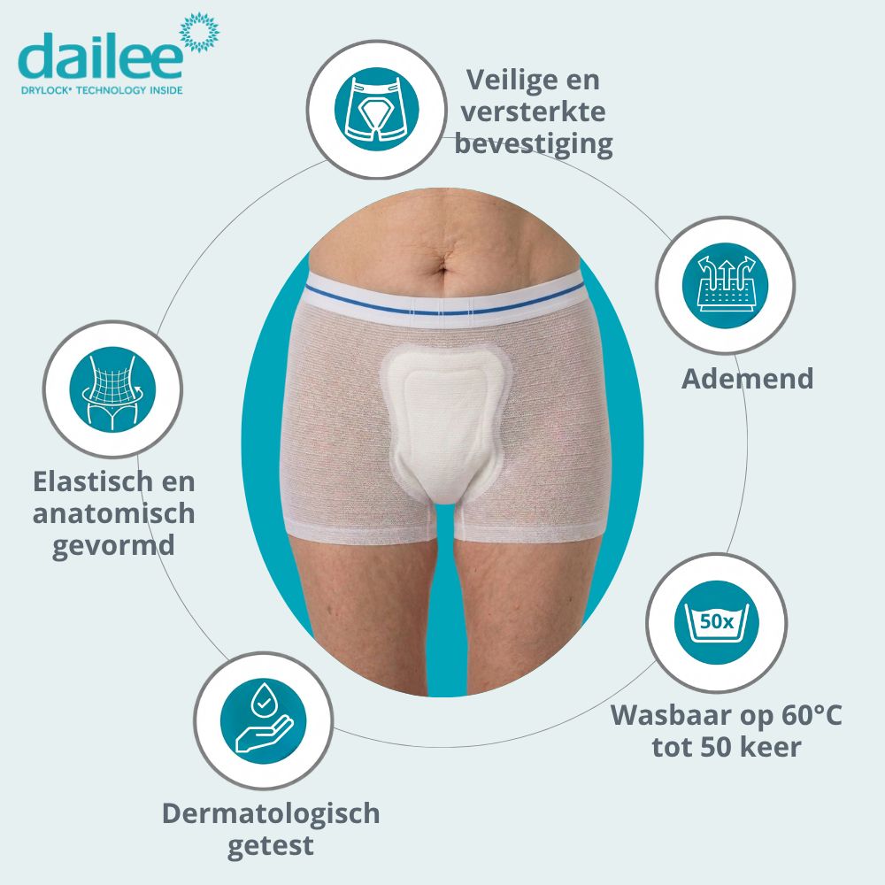 Dailee Fix Incontinentie Fixatiebroekje met Poot