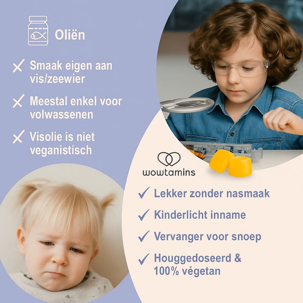 WOWTAMINS Omega 3 Gummies voor Kinderen
