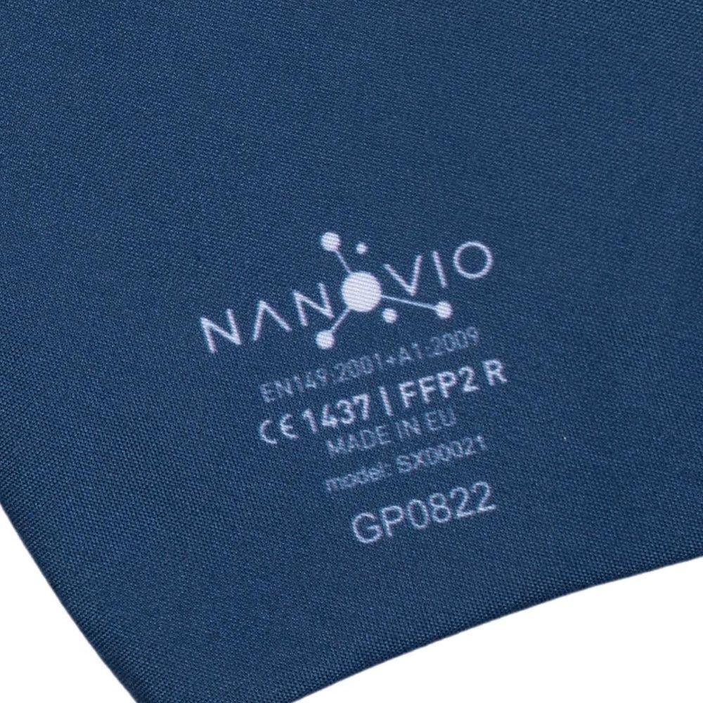 Nanovio FFP2 Maske réutilisable - Bleu Foncé