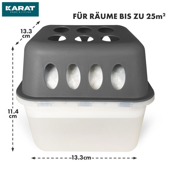 KARAT Déshumidificateur Hava - Déshumidificateur à granulés Gris