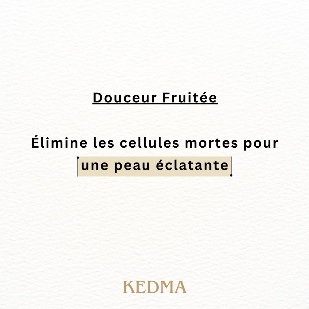 Kedma - Peeling Doux pour le Visage aux Extraits de Fruits