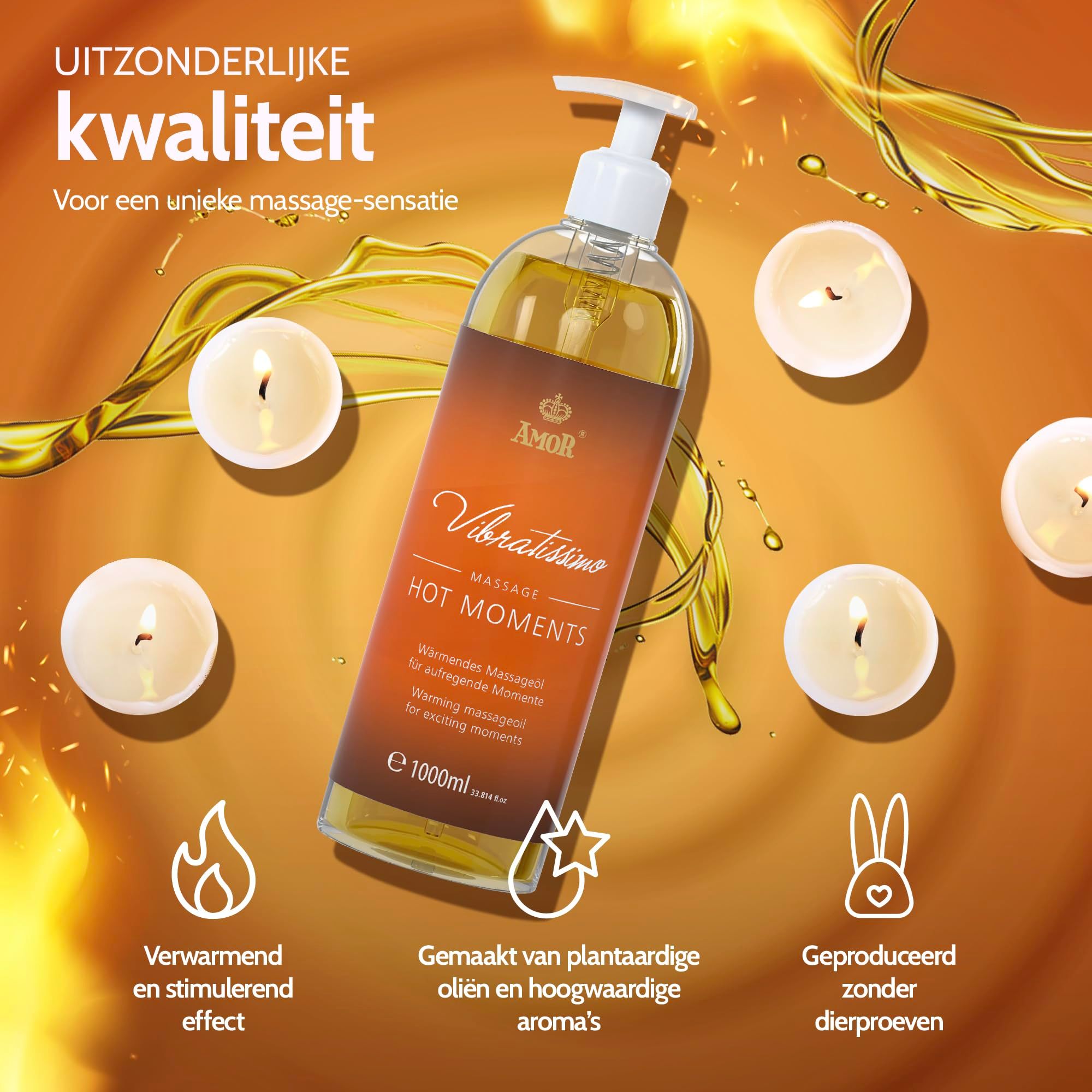 Vibratissimo Massageolie Hot Moments