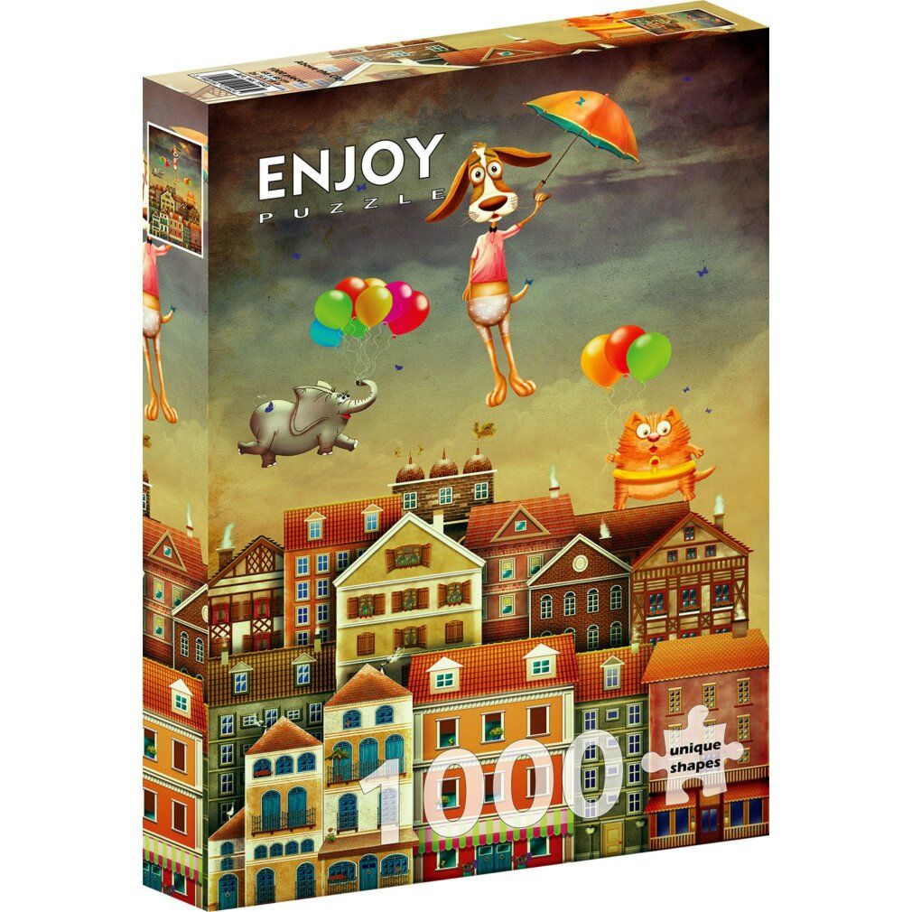 enjoy Puzzle Above the City 1000 pièces