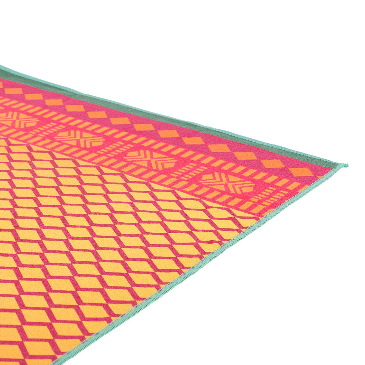 bodhi GRIP² Yoga Towel Art Collection, Safari Sari, rouge-jaune