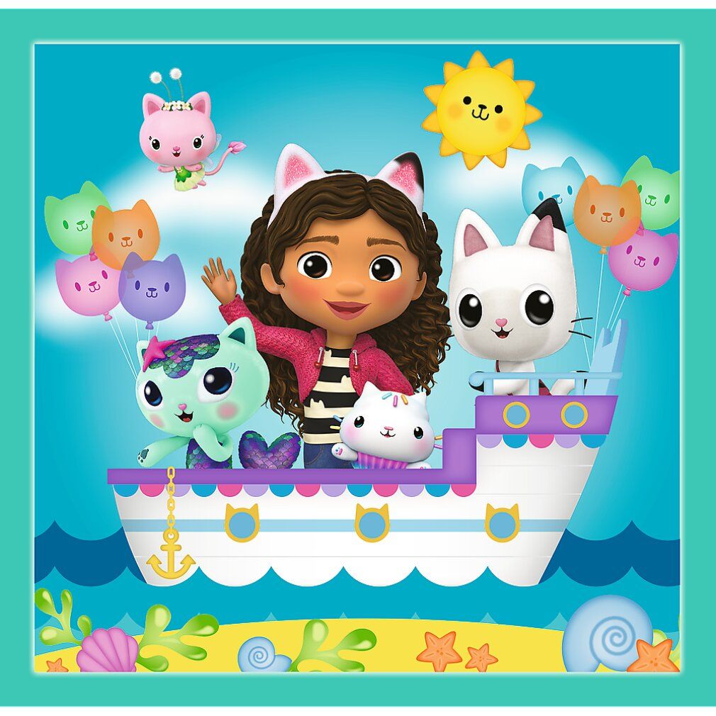 trefl Puzzel Gaby's Magic House: Gaby's Activiteiten 3in1 (20,36,50 delen)