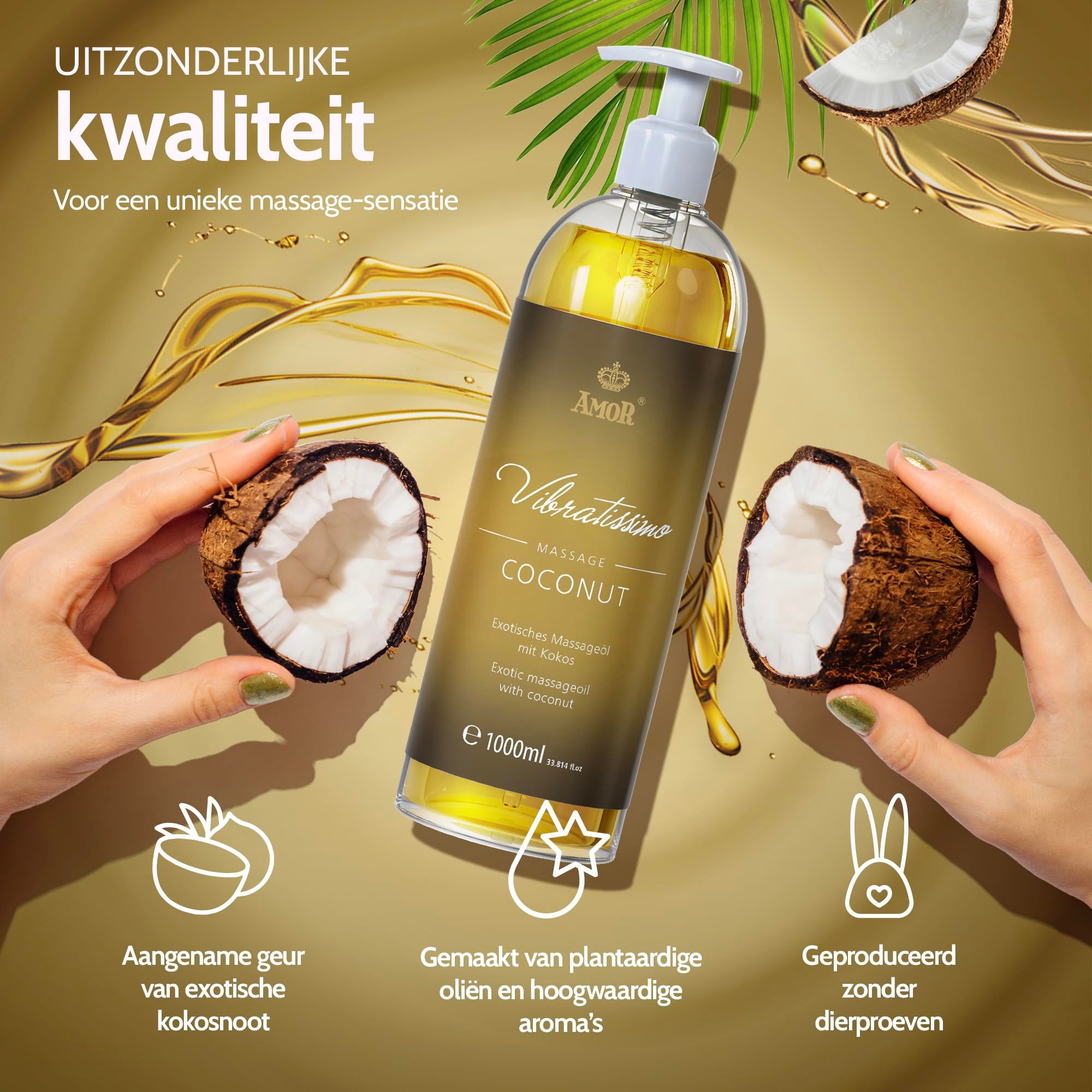 Vibratissimo Massageolie Coconut