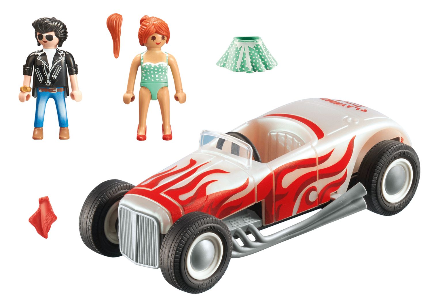 playmobil 71078 City Life Starter Pack Hot Rod, jeu de construction