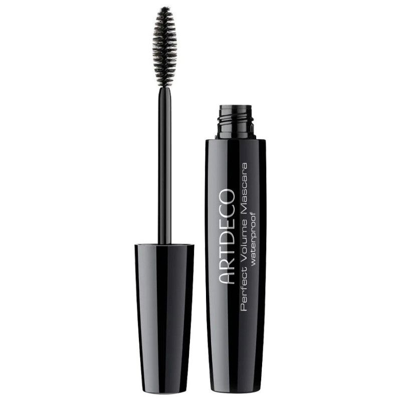 ARTDECO Perfect Volume Mascara waterproof, flacon noir avec brosse noire.
