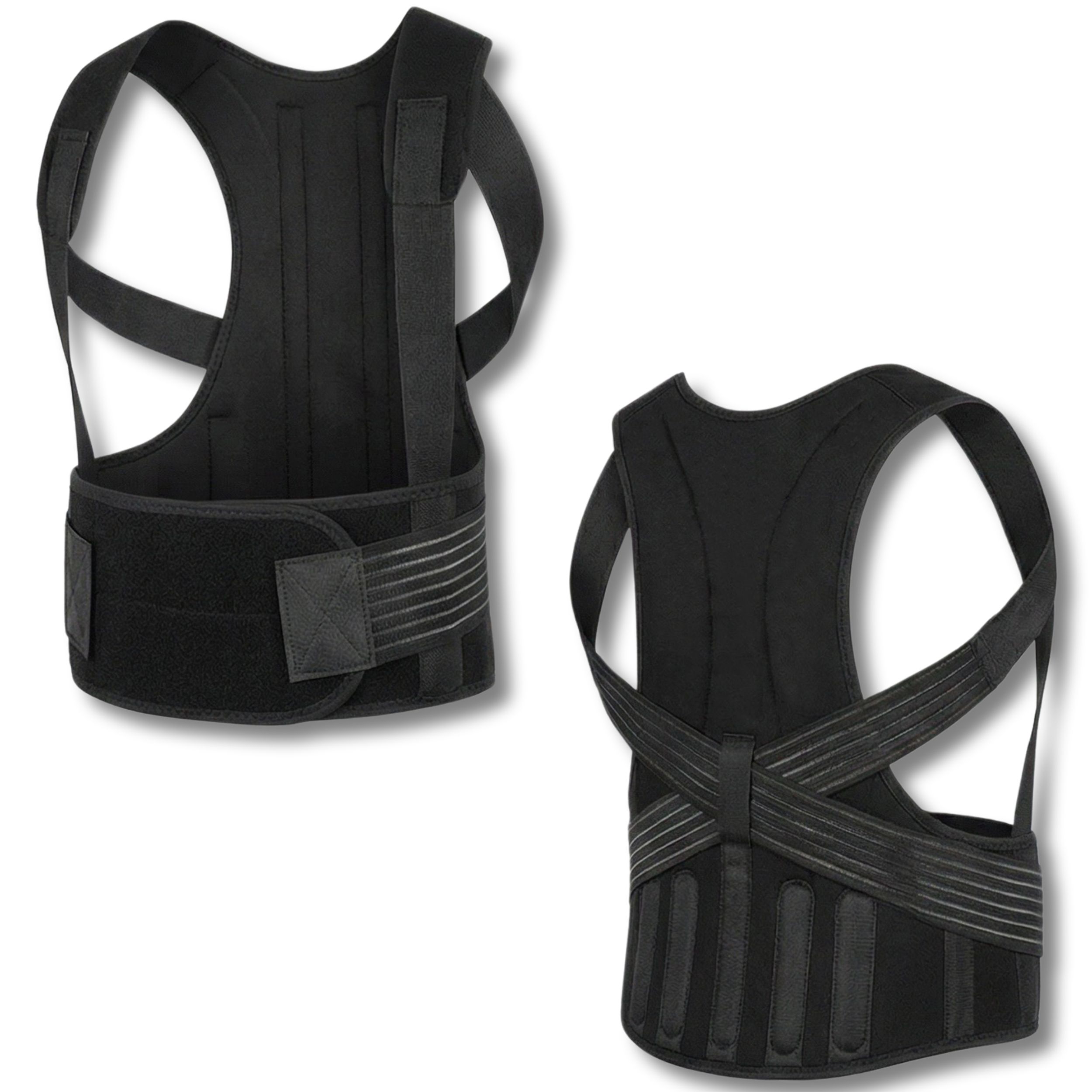 BODYLIFE Gilet de Maintien Dorsal Chauffant, Ceinture Lombaire –  111 Aimants & Tourmaline, Dos