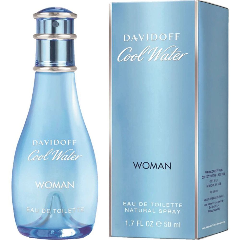 Flacon Davidoff Cool Water Woman Eau de Toilette.