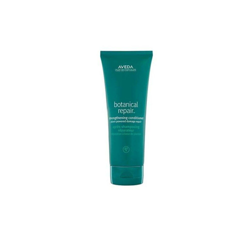 Aveda Botanical Repair versterkende conditioner in een turquoise tube.