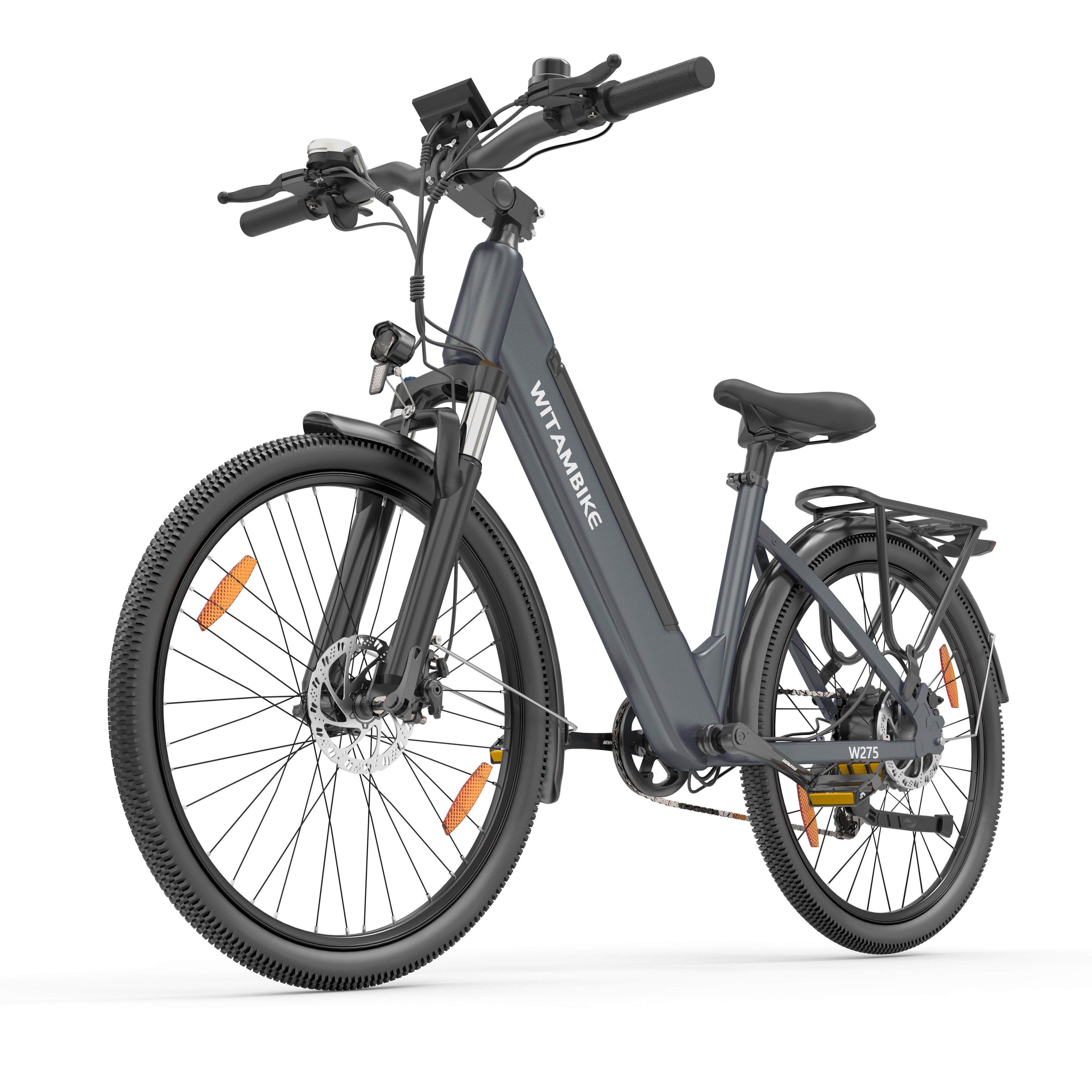 WITAMBIKE W275 Vélo électrique urbain, 36 V 13 Ah, pneus 27,5" x 2,10