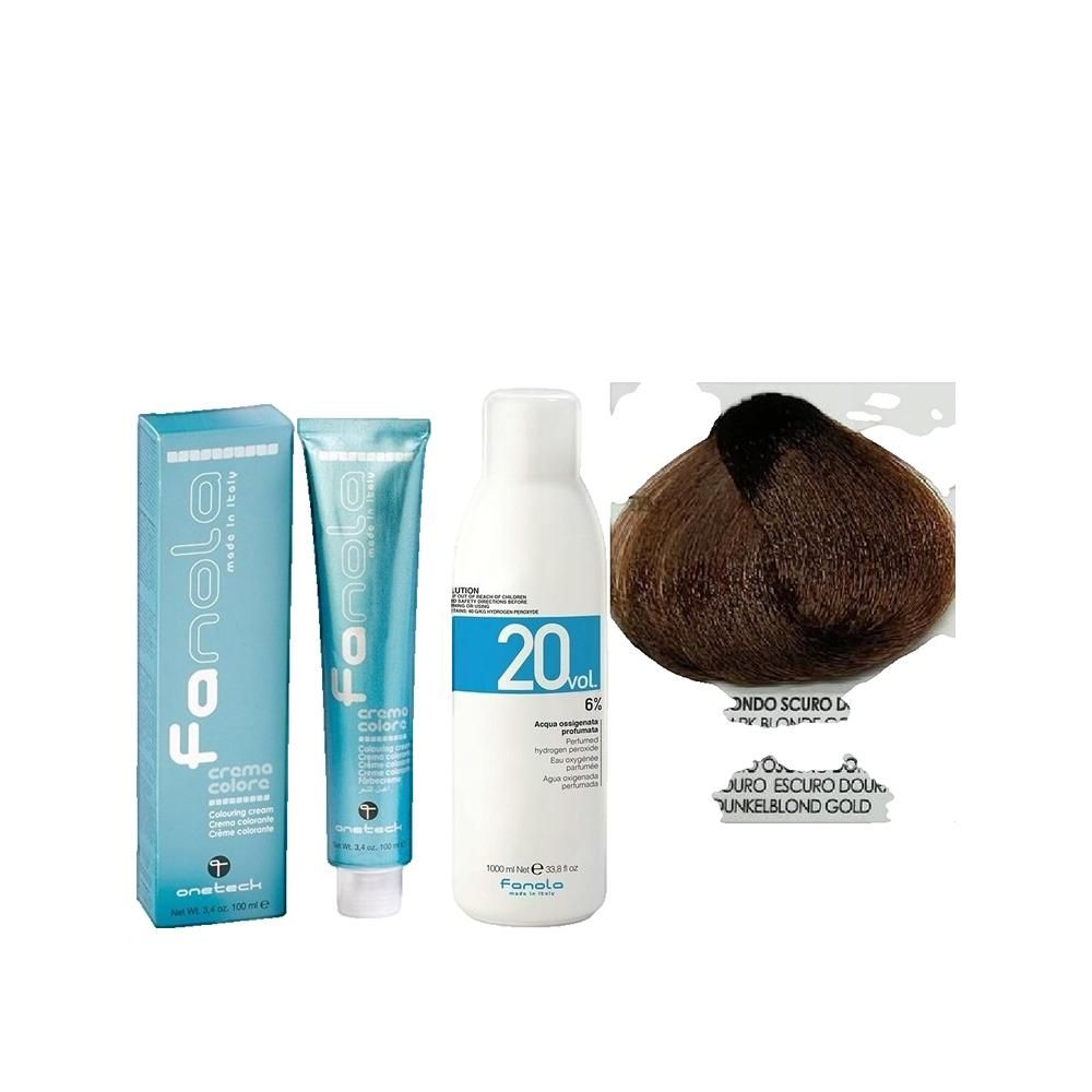 Fanola 6.3 Kleurcrème donker goudblond