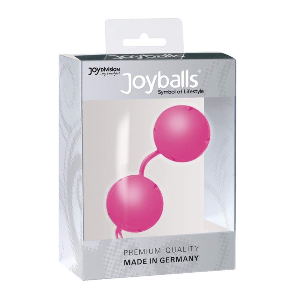 Verpakking met roze Joyballs® Trend, premium kwaliteit, made in Germany.