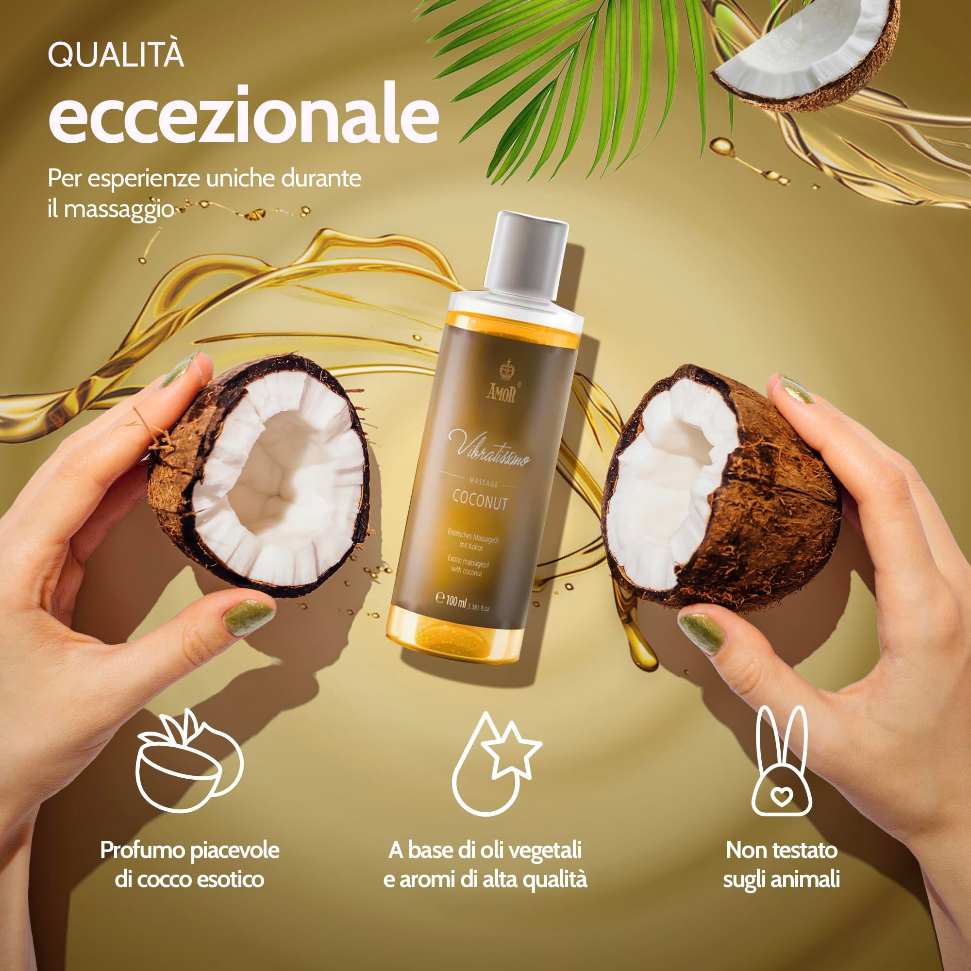 Vibratissimo Massageolie Coconut
