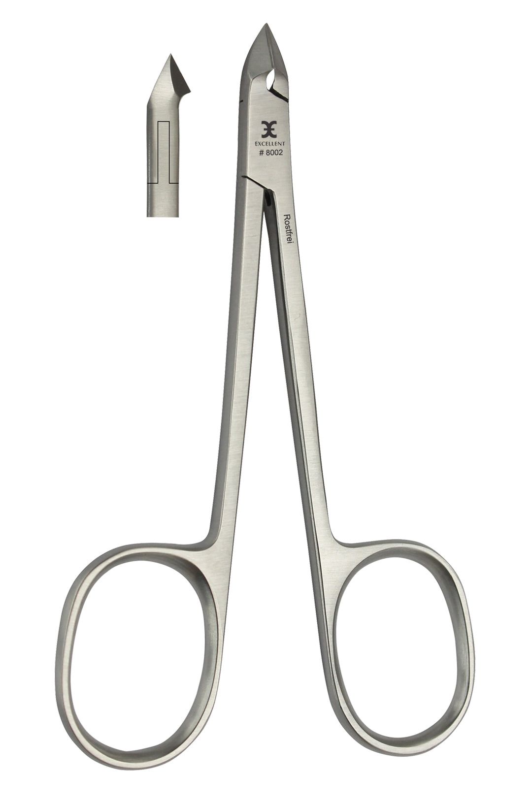 Excellent Solingen Nagelriemknipper met schaarhandvat