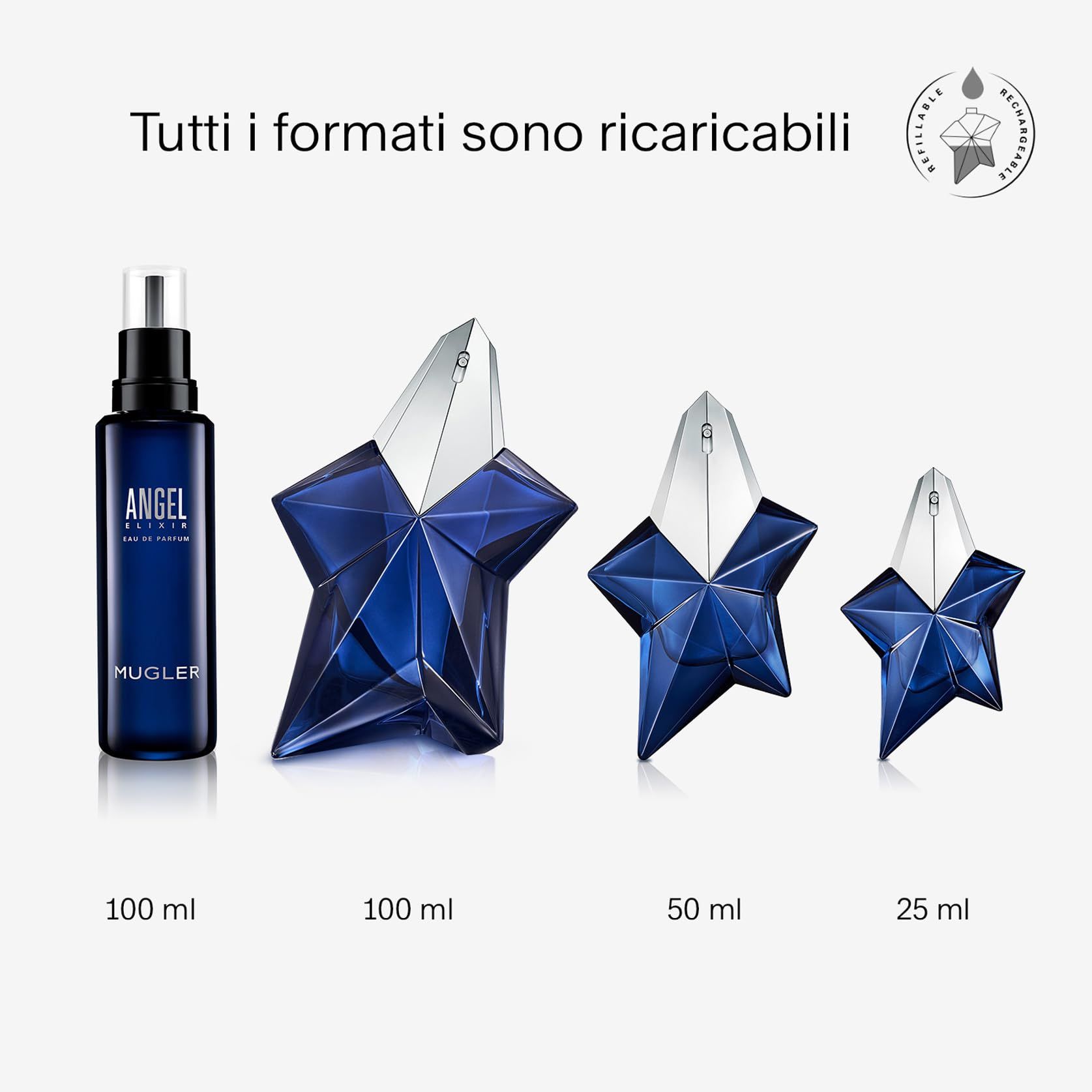 Thierry Mugler Angel Elixir Eau de Parfum Navulling 100 ml.
