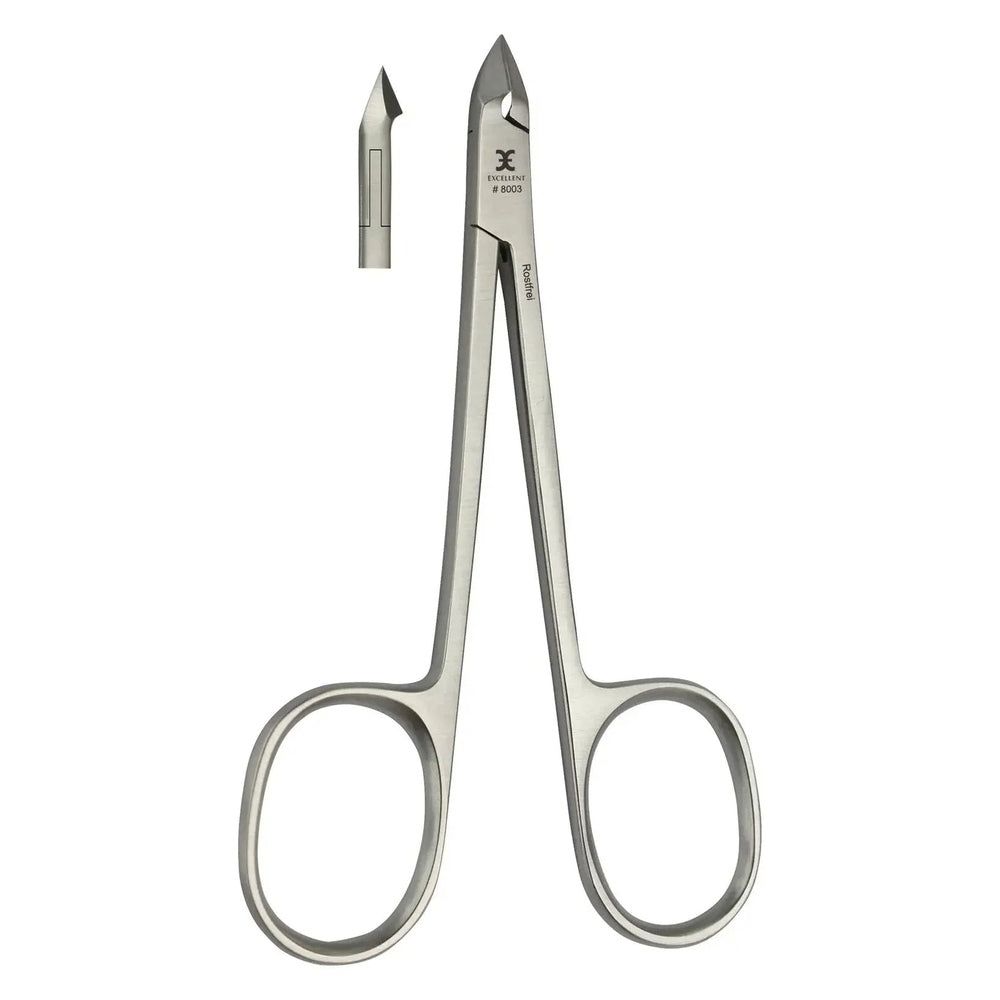 Excellent Solingen Nagelriemtang, 5 mm snijkant met schaargreep