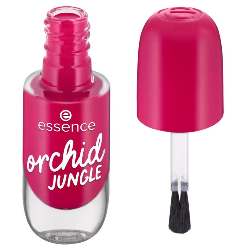 Essence nagellak 'Orchid Jungle' in roze, met kwastje.