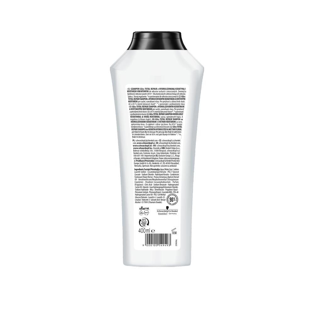 schwarzkopf Gamme Total Repair Shampooing régénérant