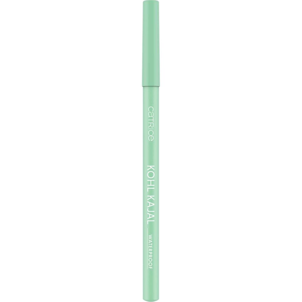 Crayon khôl vert clair. Inscription: KOHL KAJAL WATERPROOF. Marque: Catrice.