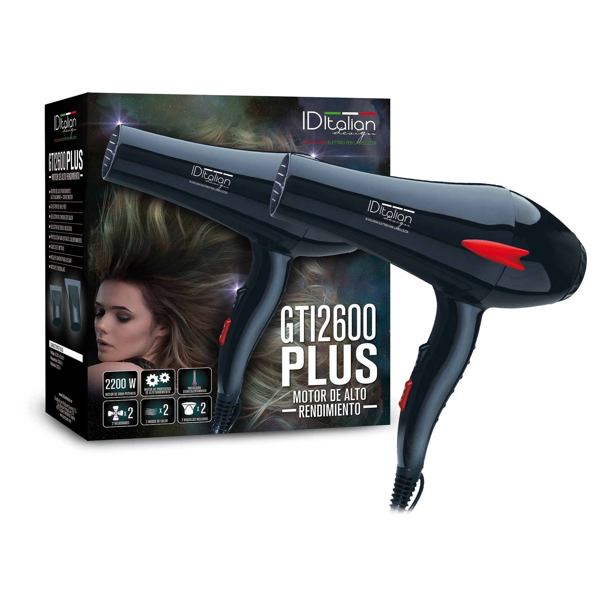 POSTQUAM Sèche-cheveux Plus avec un grand moteur AC