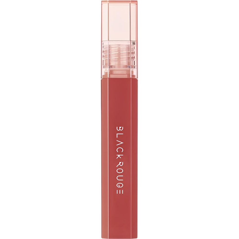 Lipgloss tube met transparante dop. Op de tube staat "BLACK ROUGE".