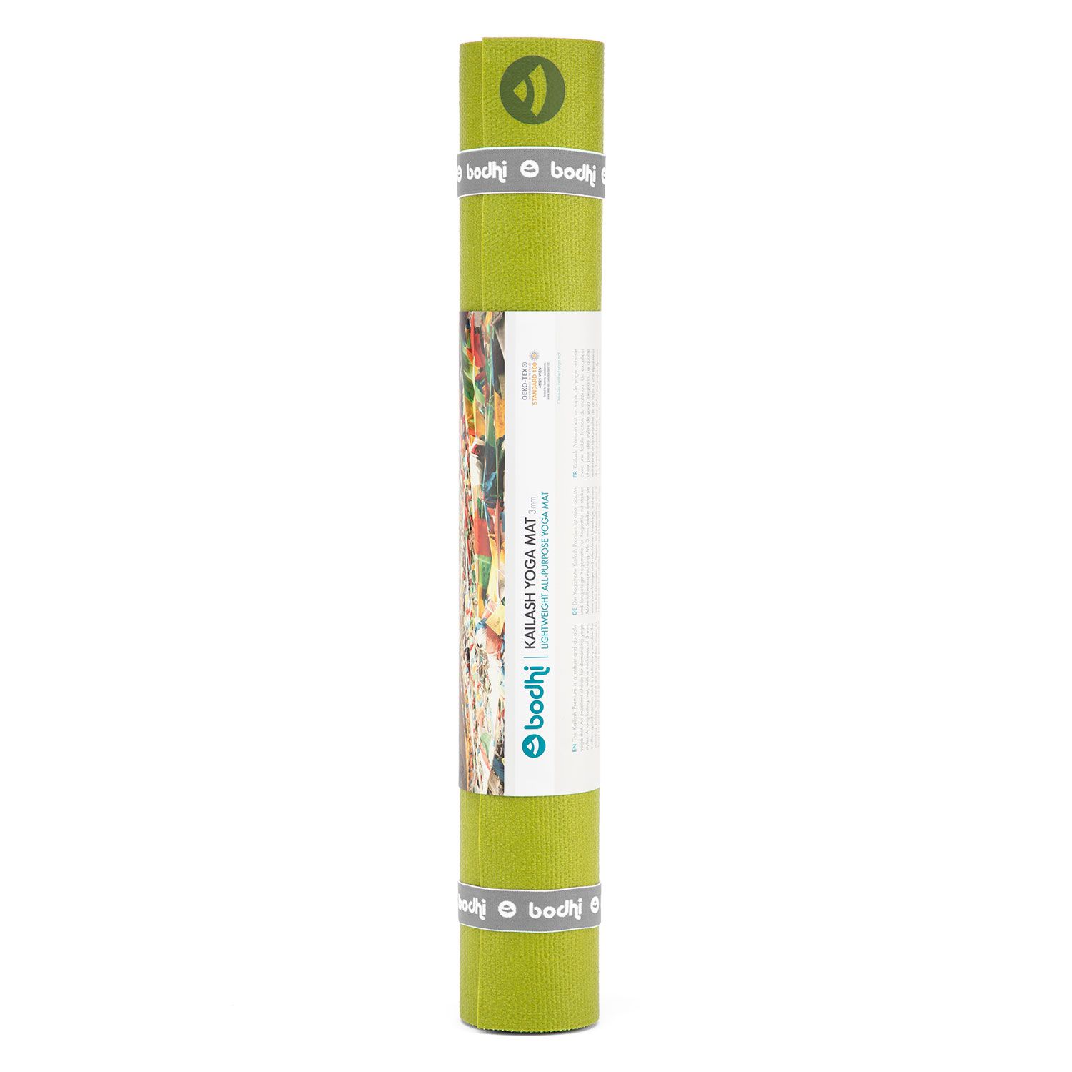 bodhi Tapis de yoga Kailash Premium XL, PVC olive