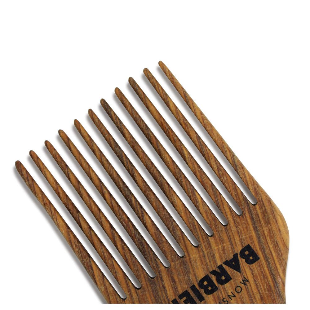 Monsieur BARBIER - Peigne afro styling pour barbe et cheveux en bois de santal