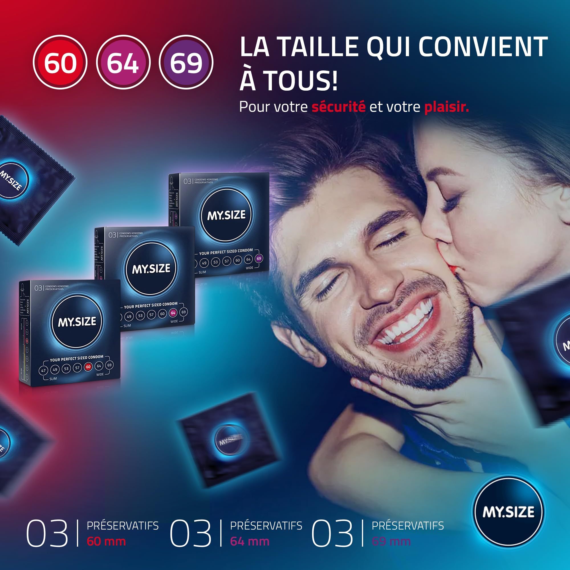 MY.SIZE Classic Préservatifs Coffret Découverte