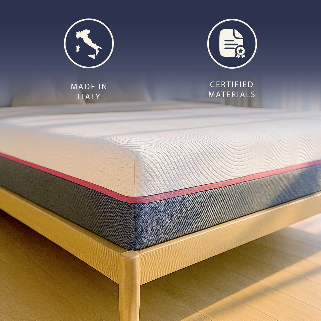 The White Stone Matras 90x190 Pocketveren en Memory Schuim | Hoogte 30 cm
