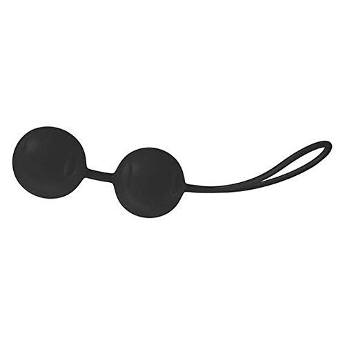 Balles noires pour le plancher pelvien avec cordon.