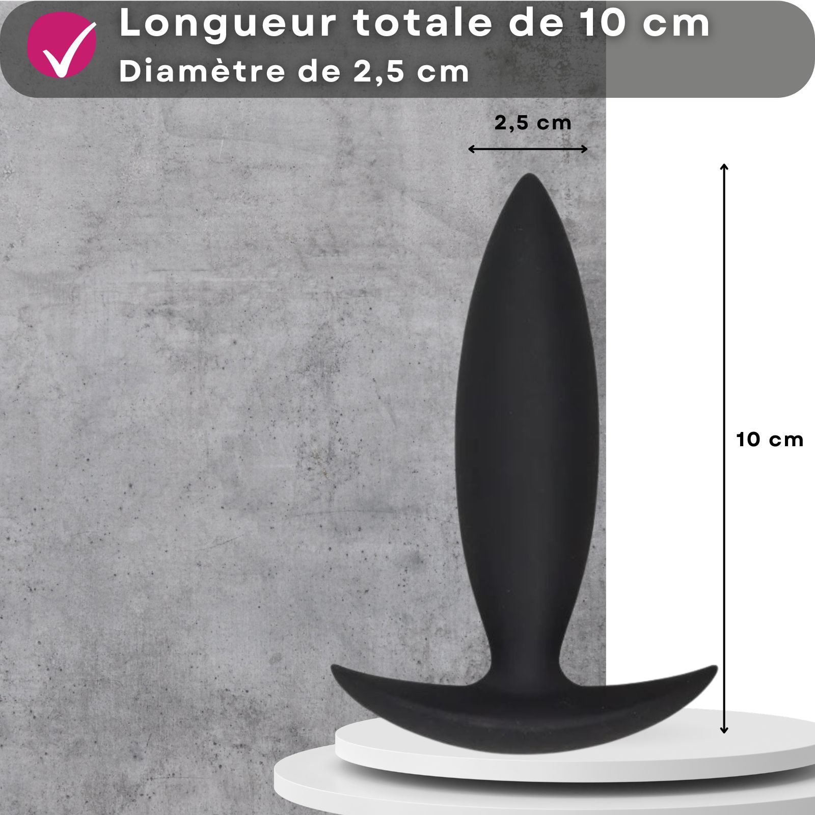 Lovelyness- Plug anal en silicone - Kit d'entraînement « Débutant »