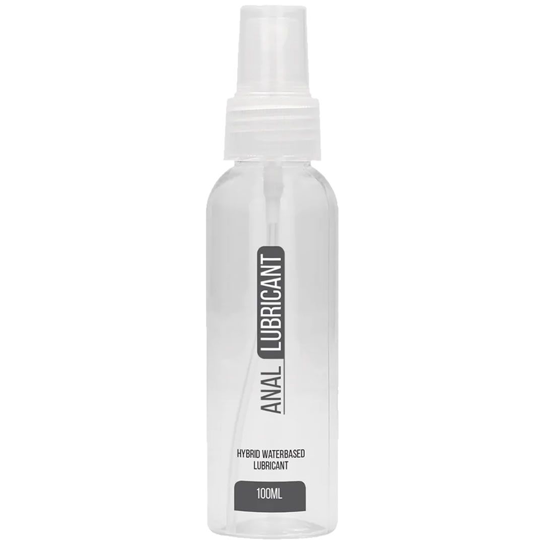 Flacon pulvérisateur transparent avec Anal Lubricant, Hybrid Waterbased, 100ml.