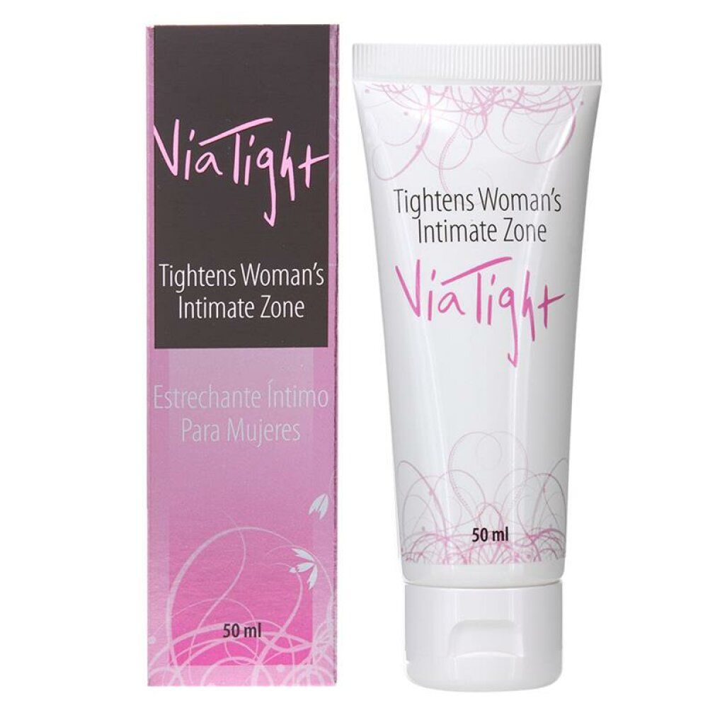 Via Tight verstevigende intieme gel voor vrouwen, 50 ml tube en verpakking.