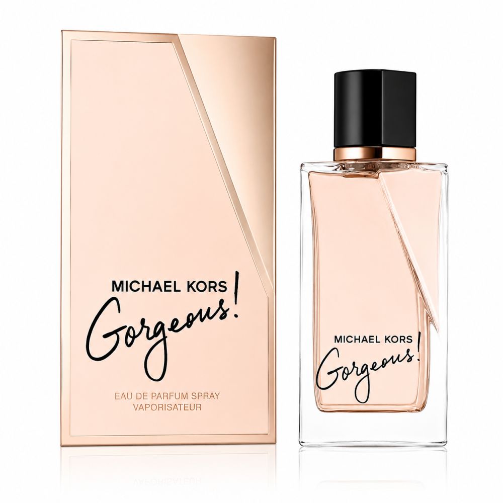 Fles en verpakking van Michael Kors Gorgeous Eau de Parfum.